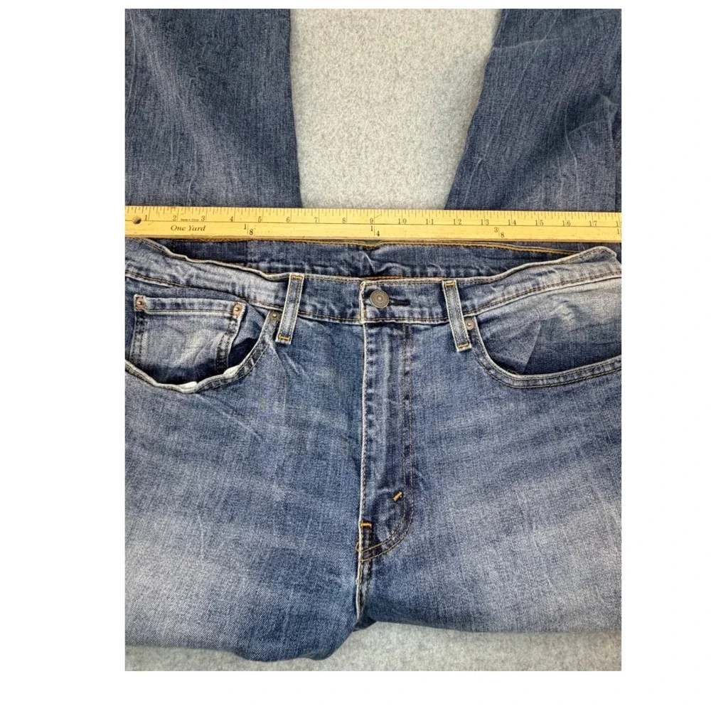Levis 502 Regular Taper Mens‎ Jeans Blue Medium Wash 36x34 29507-0003 Denim